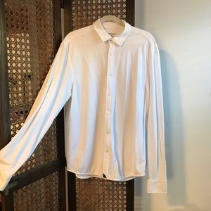 Mens UntuckIt Cotton Dress Shirt